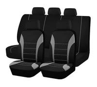 Housses de Siège Avant et Arrière de Voiture pour BMW 1 Series F40 5door Hatchback 2019-2023, Ensemble Complet Couverture Sièges Voiture en Maille Respirante Protecteur Siège,A/White