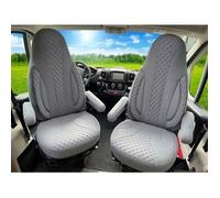 Housses de Siège - BREMER SITZBEZÜGE - WPL409 - Lot de 2 - Gris - Compatible Airbag