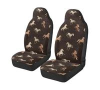 Housses De Siège Chevaux Bruns Lavable Protecteur De Sièges Auto Universelles Vehicle Seat Cover pour Homme Et Femme SUV 52X138 Cm