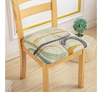 Housses de Siège de Chaise, Lot de 1/2/4/ 6 Couverture de Chaise Spandex Stretch Lavable Universelle Amovible Housse Assise Chaise, pour Salle à Manger, Hôtel ,Mariage ( Color : #30 , Size : 6 pièces