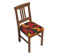 Housses de siège de Chaise Lot de 6, Mathematical Housse Assise Chaise Extensible Couvertures de Chaise Housse de Coussin de Chaise pour Bureau, Cuisine, Salle à Manger, Chambre, hôtel ou Restaurant