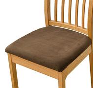 Housses de siège de salle à manger en velours extensible, housses universelles antidérapantes et élégantes pour décoration d'intérieur et d'hôtel, faciles à nettoyer