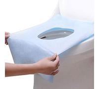 Housses de Siège de Toilette Jetables, 50Pcs Portable de Voyage Housse Wc,Emballé Individuellement, Adapté Aux Adultes,Petit Pot pour Enfant