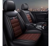 Housses de siège de voiture 5 places pour BMW E60 F10 Série 5 F11 G30 G31 E39 E61 F07 F18 G38 5 Gran Turismo (Noir Café 5 places, standard)