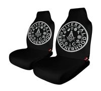 Housses de siège de Voiture avec Symbole de la Loge maçonnique de la Franc-maçonnerie, Protection des sièges pour Femmes et Filles, adaptées à la Plupart des véhicules, Voitures, camions, SUV, fourgo