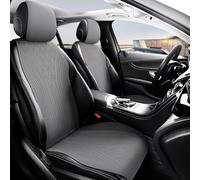 Housses de Siège de Voiture Daim pour Jaguar XF 2007-2015, Ensembles De Coussins et Housses Siège Voiture - Respirant Transpirer Confortable Doux,B/Dark Gray