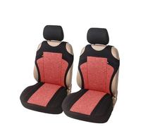 Housses De Siège De Voiture Gilet Accessoires Voiture Protection Sièges Avant Universelle Convient À La Plupart des Voitures Camions Camionnettes SUV Housse siège Voiture(2PCS Red 1)