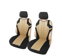 Housses De Siège De Voiture Gilet Accessoires Voiture Protection Sièges Avant Universelle Convient À La Plupart des Voitures Camions Camionnettes SUV Housse siège Voiture(2PCS Beige)