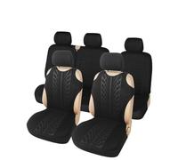Housses De Siège De Voiture Gilet Accessoires Voiture Protection Sièges Avant Universelle Convient À La Plupart des Voitures Camions Camionnettes SUV Housse siège Voiture(5PCS Black)