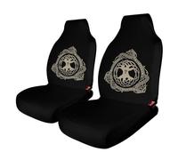 Housses de siège de Voiture Golden Norse Mythology Viking Yggdrasil Tree of Life, Protection des sièges pour Femmes et Filles, adaptées à la Plupart des véhicules, Voitures, camions, SUV, fourgonnett