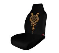 Housses de siège de Voiture Golden Norse Mythology Viking Yggdrasil Tree of Life, Protection des sièges pour Femmes et Filles, adaptées à la Plupart des véhicules, Voitures, camions, SUV, fourgonnett