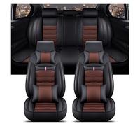 Housses de Siège de Voiture Housse Siège Auto pour Toyota Tous Les Modèles pour Corolla pour Yaris pour Prius pour Vios pour Kluger pour Sequoia pour Rush(K Black Coffee 5 Seat)