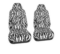 Housses de siège de voiture imprimées zèbre Accessoires auto Housses de siège universelles Housses de protection pour sièges avant