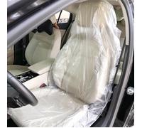 Housses de siège de voiture jetables en plastique - Lot de 100 - Anti-saleté et anti-poussière
