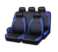 Housses de Siège de Voiture pour Audi Sq5 RS Q3 A4 B8 B6 A3 8P A4 B, 9 Pièces Confortable Respirant Housses Sièges Accessoire Interieur,Blue