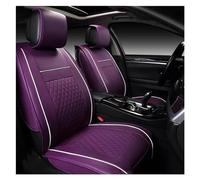 Housses De Siège De Voiture pour Automobiles Housses De Fauteuil pour Ford Accessoire De Style Automobile Seulement Deux Cuirs Avant Housse siège Voiture(Purple no Pillow)