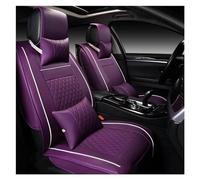 Housses De Siège De Voiture pour Automobiles Housses De Fauteuil pour Ford Accessoire De Style Automobile Seulement Deux Cuirs Avant Housse siège Voiture(Purple Have Pillow)