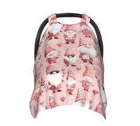 Housses de siège de voiture pour bébé imprimé nain pour la Saint-Valentin, housse d'allaitement, housse d'allaitement, housses de poussette, auvent multi-usage pour siège auto pour bébé, garçons et