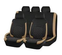 Housses de Siège de Voiture pour Peugeot 504 1968-1983, Antidérapant Ensemble Couvre Sièges Avant et Arrière Respirant Lavable,A/Beige-Full Set