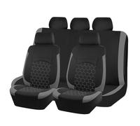 Housses de Siège de Voiture pour Peugeot 504 1968-1983, Antidérapant Ensemble Couvre Sièges Avant et Arrière Respirant Lavable,A/Grey-Full Set