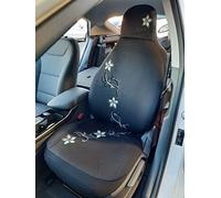 Housses de siège de voiture pour Renault Zoe, motif fleur en strass, ensemble complet