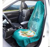 Housses de siège d'été en tissu éponge pour voiture Housses de siège universelles en tissu éponge lavables accessoires décoration intérieure pour voiture 1 pièce/2 pièces pour voiture, camion, SUV