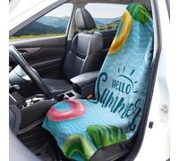 Housses de siège d'été en tissu éponge pour voiture Housses de siège universelles en tissu éponge lavables accessoires décoration intérieure pour voiture 1 pièce/2 pièces pour voiture, camion, SUV