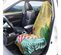 Housses de siège d'été en tissu éponge pour voiture Housses de siège universelles en tissu éponge lavables accessoires décoration intérieure pour voiture 1 pièce/2 pièces pour voiture, camion, SUV
