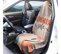 Housses de siège d'été en tissu éponge pour voiture Housses de siège universelles en tissu éponge lavables accessoires décoration intérieure pour voiture 1 pièce/2 pièces pour voiture, camion, SUV