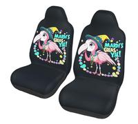 Housses De Siège Flamingo Gras Mardi Accessoires Housse De Sieges Auto Amovible Housses De Siège De Voiture pour La Plupart des Voitures SUV 52X138 Cm