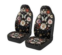 Housses De Siège Fleurs De Lune Papillon Accessoires Protecteur De Sièges Auto Lavable Vehicle Seat Cover pour Homme Et Femme Camions 52X138 Cm