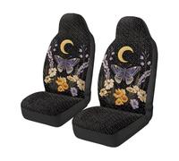 Housses De Siège Fleurs De Lune Papillon Amovible Vehicle Seat Cover Accessoires Couverture De Siege De Voitures pour Homme Et Femme SUV 52X138 Cm