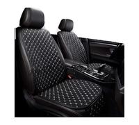 Housses de siège Housse De Siège Auto Universelle En Cuir PU Pour BMW, Compatible Avec Tous Les Modèles X5 E87 X1 X2 X3 X4 X6 X7 M3 M4 M5 Housse Siege(Black White 2 Seat)