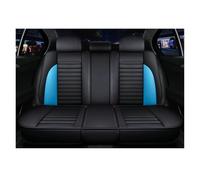 Housses de siège Housses de siège auto en cuir pour Peugeot 3008 206 508 308 307 407 207 2008 208 406 301 607 Couvre siège(Blue Rear)
