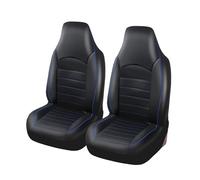 Housses de siège Housses de siège avant en cuir PU pour Opel, 2 pièces, housses baquet hautes, intérieur voiture Housses de siège de Voiture(Blue-2PCS)