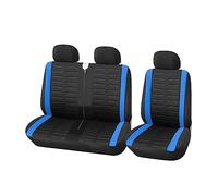 Housses de siège Housses De Siège Universelles Grises Pour VW LT, T4, T5, Pour Transporter, Fourgonnette, Pour Siège Auto, Intérieur De Camion Couvre siège(BLUE)
