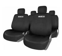 Sparco Housses de siège SPCS402BK – Jeu complet – Noir