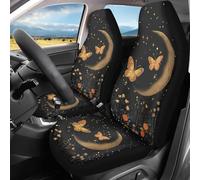 Housses De Siège Papillon Fleur De Lune Accessoires Vehicle Seat Cover Ultra Résistant Housses De Siège De Voiture pour Camions Homme Et Femme 52X138 Cm