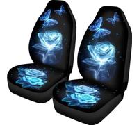 Housses De Siège Papillon Rose-Bleu Ultra Résistant Vehicle Seat Cover Lavable Protecteur De Sièges Auto pour Homme Et Femme Camionnettes 52X138 Cm