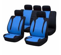 Housses de siège pour Mazda 2 3 5 6 Cx-3 Cx-30 Cx-5 Cx-7 Cx-9 121 pour Hyundai Amica Atoz Elantra Getz I10 I20 I30 I40 Ioniq Ix20 Ix35 Kona Lantra Matrix Santa Fe Sonata Terracan Tuba cson (bleu)