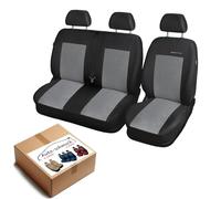 Housses de siège pour Volkswagen T6 sur mesure - Ajustement parfait - Velours + rembourrage tricoté (3 p2)
