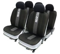 Housses de siège SPARCO - Bande Grise - Polyester - 11 pièces lavables