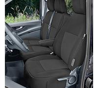 Housses de siège sur mesure spécialement conçues pour Mercedes Vito W447 à partir de 2014 (3 places) en tissu - Nouveauté