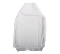 Housses de siège TMI en vinyle lisse blanc pour Volkswagen Coccinelle cabriolet de 68 ->69 (USA)