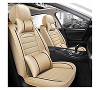 Housses de siège universelles en cuir pour BMW X5 E87 X1 X2 X3 X4 X6 X7 pour M3, M4, M5, I8, Z3, Z4 (beige, A)
