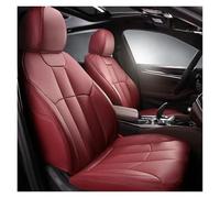 Housses de siège voiture Housses De Sièges Luxe En Cuir À 360° Pour Nissan Pour Patrol 5 Places 2012-2018 Accessoires Intérieurs(Wind Red)