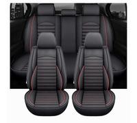 Housses de Siège Voiture pour Peugeot 508 SW Universelle 5 Places - Simili Cuir Imperméable Compatible Airbag,Protection Été/Hiver - Confort et Élégance pour Voiture,SUV,Berline -Noir 1