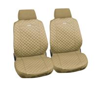 Housses de siège - Ziga - 2pcs - Coton 100% - Beige - Universel