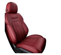Housses De Sièges 5 Places Pour BMW G30 2020-2022 - Accessoires Intérieurs Luxe En Similicuir Imperméable Et Respirant Housse Voiture Siege(Bordeaux,Standard)