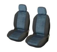 HOUSSES DE SIEGES AVANT DENVER NOIR/BLEU 4PCS (AIRBAG) X2